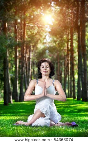 Yoga Meditation In Park