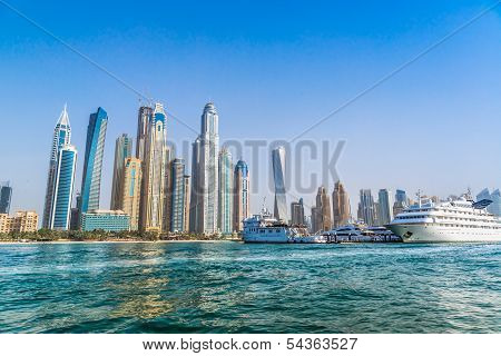 Dubai Marina Cityscape, Uae
