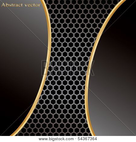 Metal Template With Texture.
