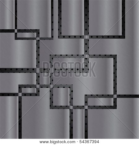 Metal Template With Texture.