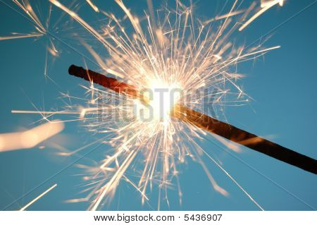 Abstracte Sparkler achtergrond