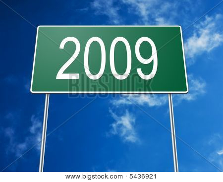 도 표지판 2009