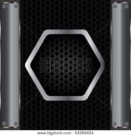 Metal Template With Texture.