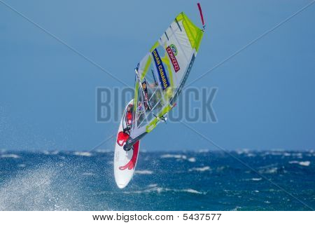 Professionelle windsurfere konkurrence