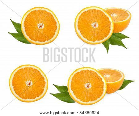 Orange fruit collection