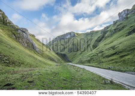 Views Of Winnats Pass In Derbyshire