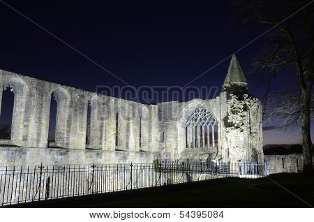 Abbey at Night