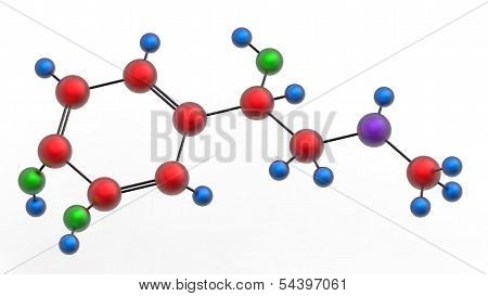 Molecule Of Epinephrine