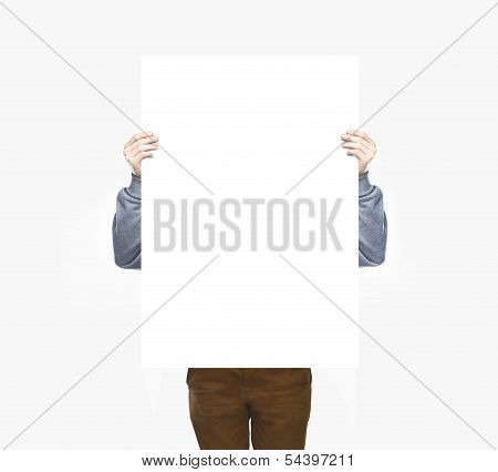 White Card In Hand