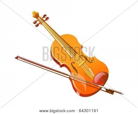 vector icon violin