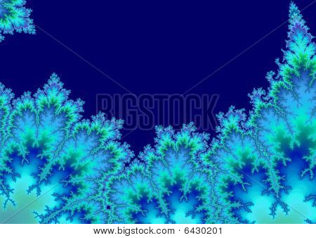 Entrelacs de givre sur la fenêtre de nuit