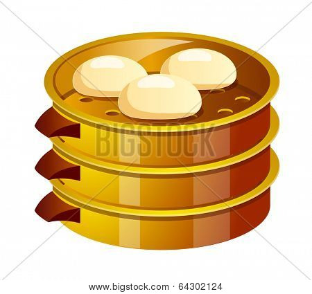 vector icon dumpling