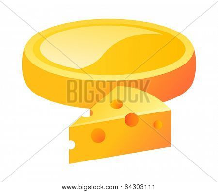 vector icon cheese
