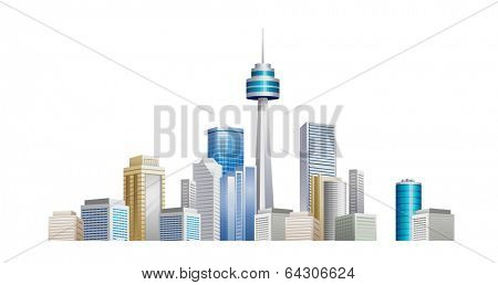vector icon cityscape