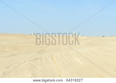 Castle Among Sand Dunes, Muqshin (oman)