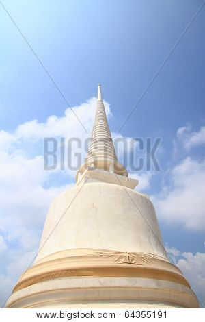 white stupa