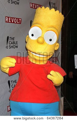 LOS ANGELES - APR 30:  Bart Simpson at the NCTA's Chairman's Gala Celebration of Cable with REVOLT at The Belasco Theater on April 30, 2014 in Los Angeles, CA