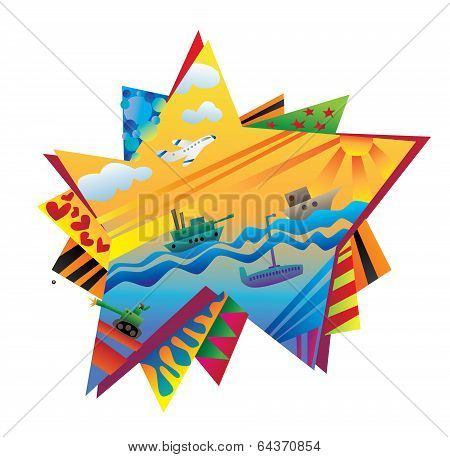Star. Defender of the Fatherland Day.