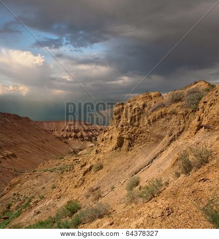 Desert Cliffs At Ustyurt