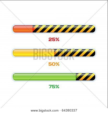 Progress Web Downloading Bar
