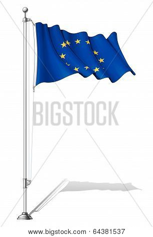 Flag Pole European Union