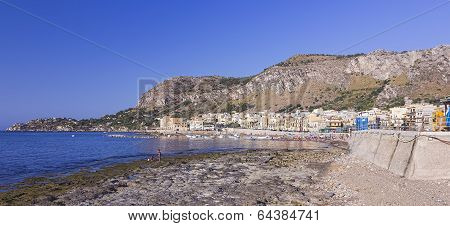 Beach of Aspra-Bagheria (Sicily).