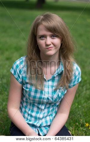 dissatisfied girl