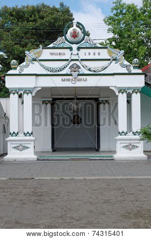 The Danapratapa gate one gate inside Yogyakarta Sultanate Palace