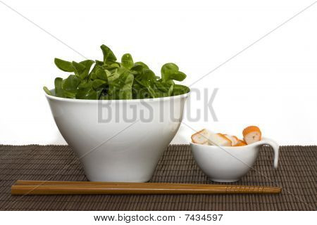Sałatka z surimi i