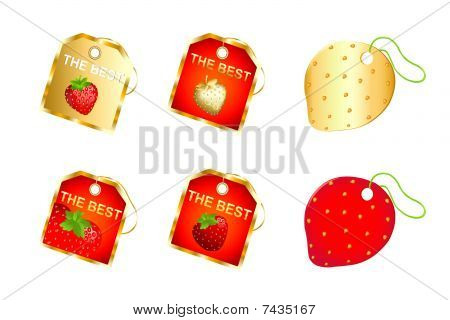 Etichette fragola