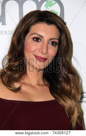 LOS ANGELES - OCT 18:  Nasim Pedrad at the 2014 Environmental Media Awards at Warner Brothers Studios on October 18, 2014 in Burbank, CA