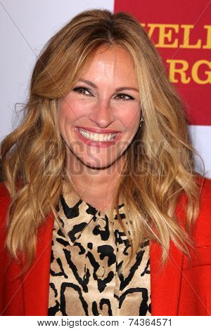 LOS ANGELES - OCT 17:  Julia Roberts at the 10th Annual GLSEN Respect Awards at Regent Beverly Wilshire on October 17, 2014 in Beverly Hills, CA