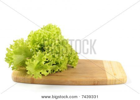 ผักกาดหอมในห้องครัว