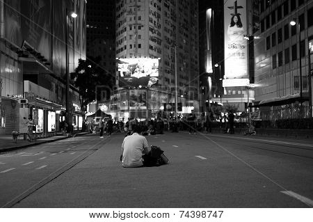 Umbrella Revolution In Causeway Bay