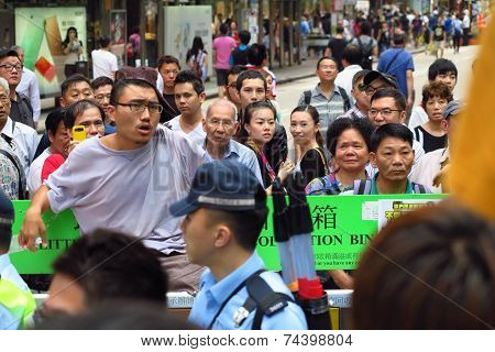 Umbrella Revolution In Mong Kok