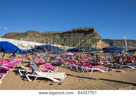 Beach Of Puerto De Mogan