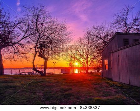 Sunset house