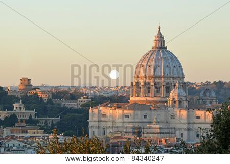 The Basilica Of St. Peter View From The Gianicolo - Rome