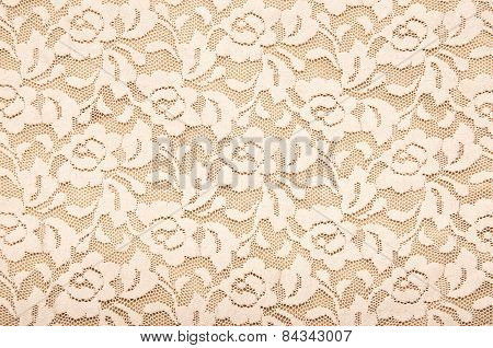 Beige lace texture