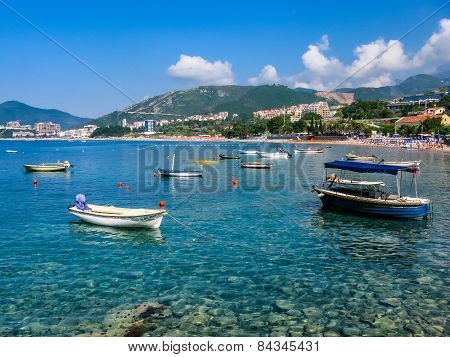 View On Sea In Montenegro