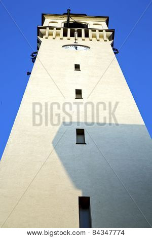 Olgiate   Old Abstract In  Italy      And Church Tower Bell Sunny Day