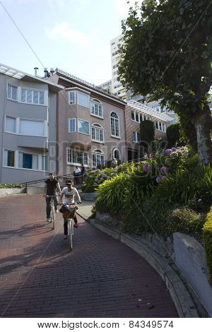 The Famous Lombard Street In San Francisco