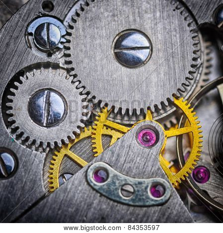 Watch Gears Close Up