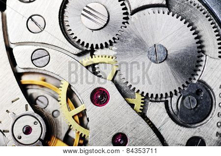 Watch Gears Close Up