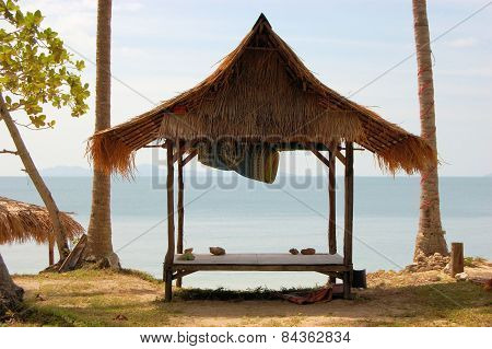Tropical beach hut in Thailand
