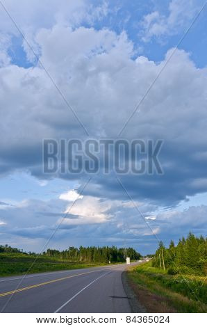 Transcanada Highway Along Superior Lake Shore
