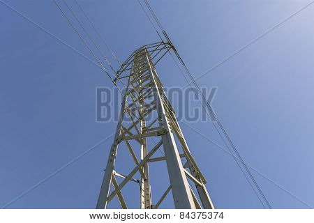 View Electrical Tower From Below