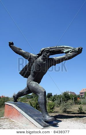 Sowjetische Statue