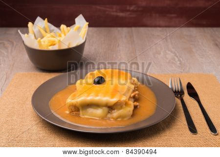 Francesinha And French Fries