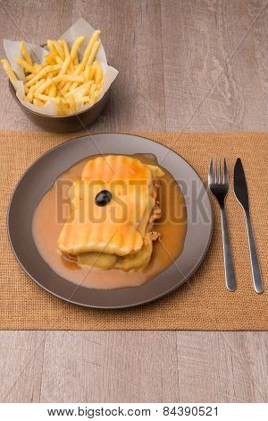 Francesinha And French Fries